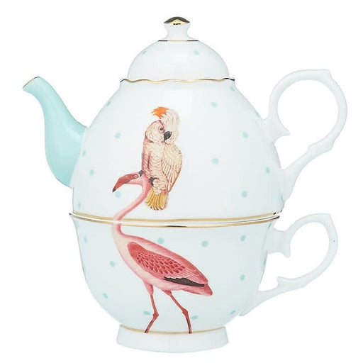 Tea for One 500ml - Flamingo - Bijzondercadeau.nl