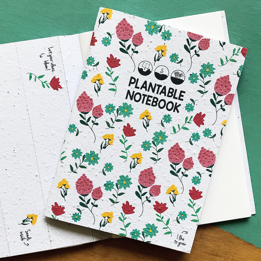 Plantable Notebook - Plantbaar Notitieboek - Bijzondercadeau.nl