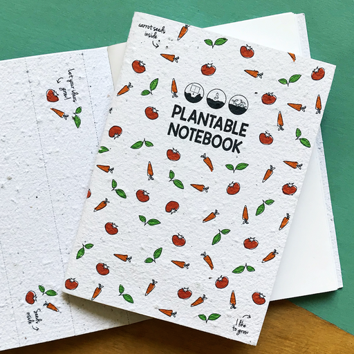 Plantable Notebook - Plantbaar Notitieboek - Bijzondercadeau.nl