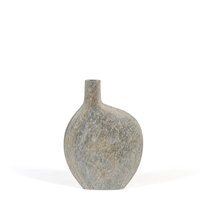 Vase flat slate - Stone - 25 x 6 x 35 cm