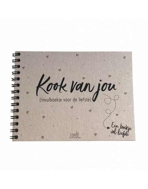 Valentijn invulboekje - Kook van jou - Bijzondercadeau.nl