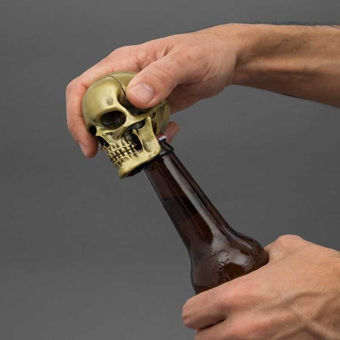 Flessen opener - Doodshoofd Skull - Metaal