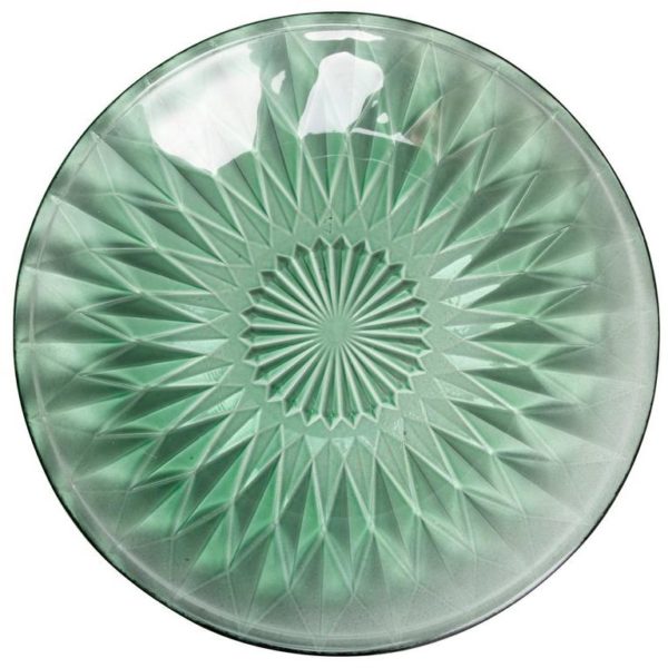 Glasplatte ø19,7cm Grau