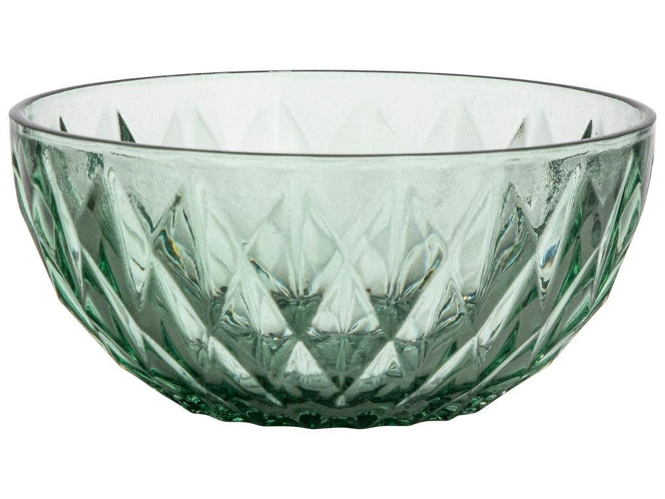 Glass bowl ø12.5x5.5cm Green