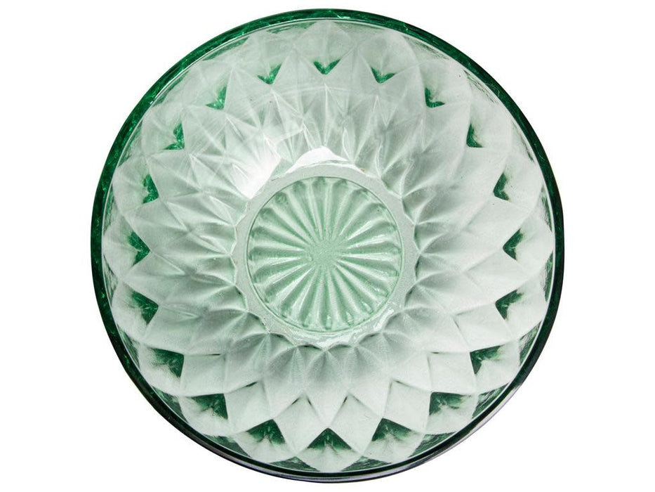 Glass bowl ø12.5x5.5cm Green