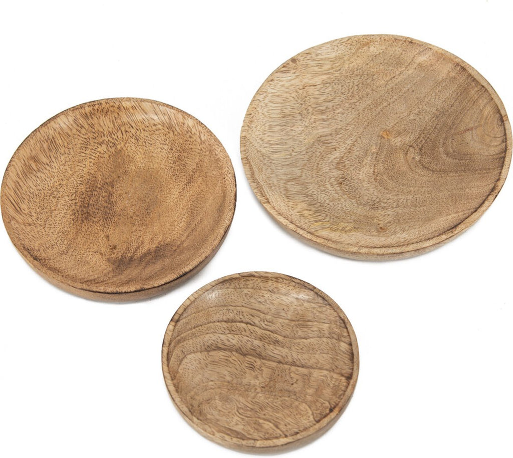 Houten sierschaal