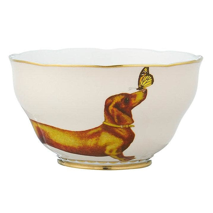 Bowl and Sauce Boat - Dachshund H6.5cm x D11cm