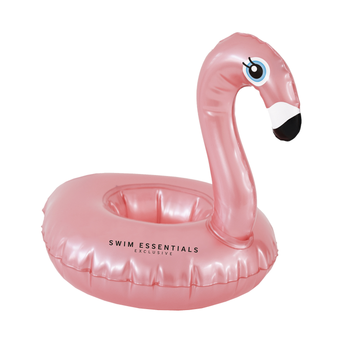 Aufblasbarer Getränkehalter Roségold Flamingo 