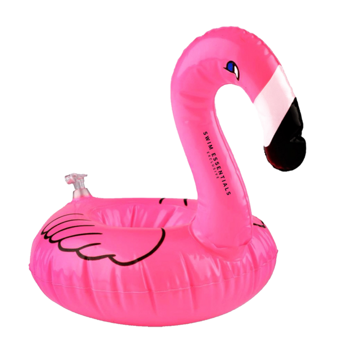Aufblasbarer Getränkehalter Rosa Flamingo