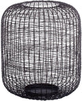 Drahtsäulenhalter schwarz - Ø 25 x 25 cm