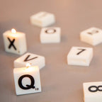 Letter- cijfer en symboolkaarsen | The Gift Label | The Gift Label