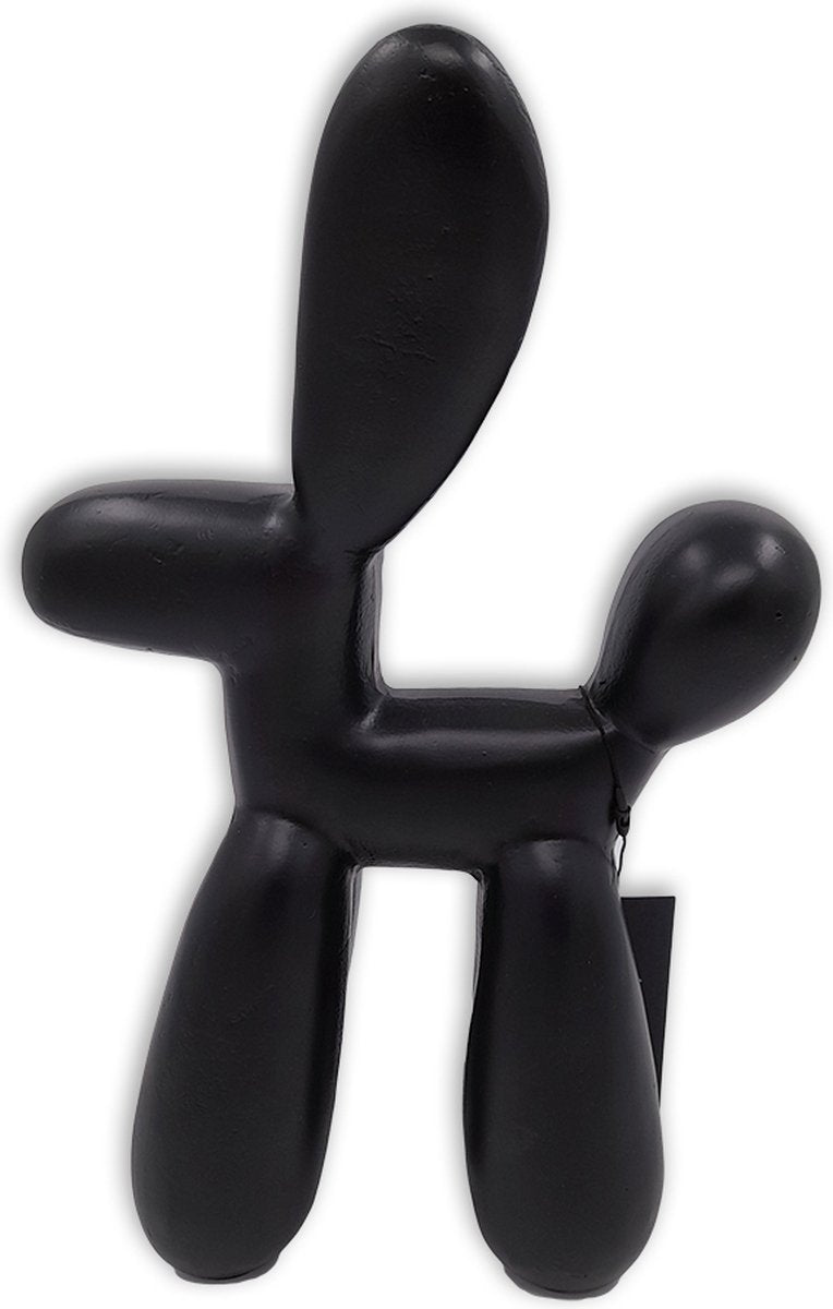 Decoratie Beeld Ballonhond Zwart | Colmore