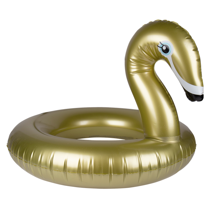 Swimming ring - Golden swan 95 cm