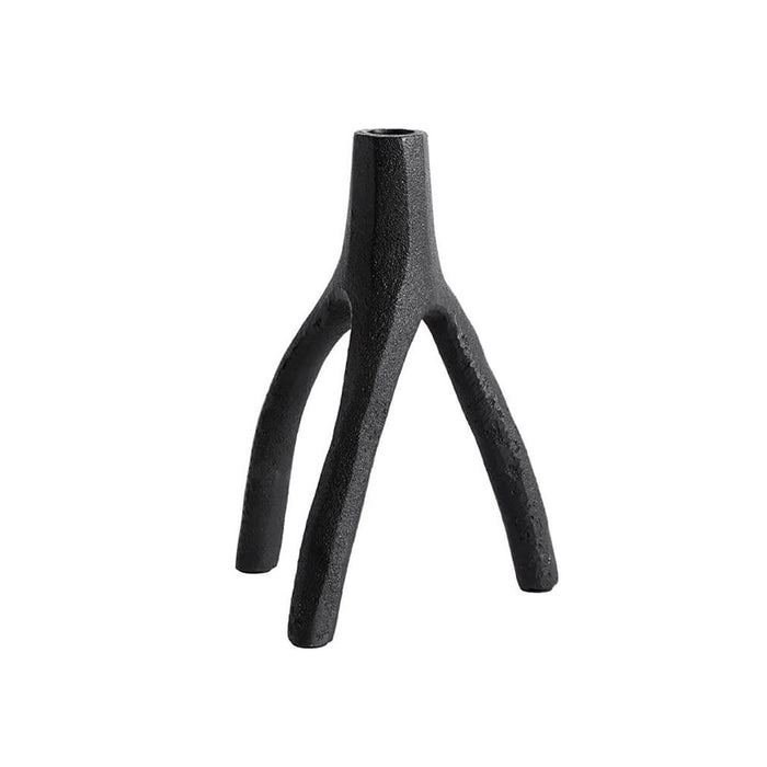 Candle stand / Candle holder Aion XL - Black