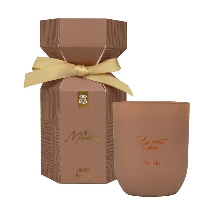 Geurkaars in cadeauverpakking – Mama | 100% Leuk