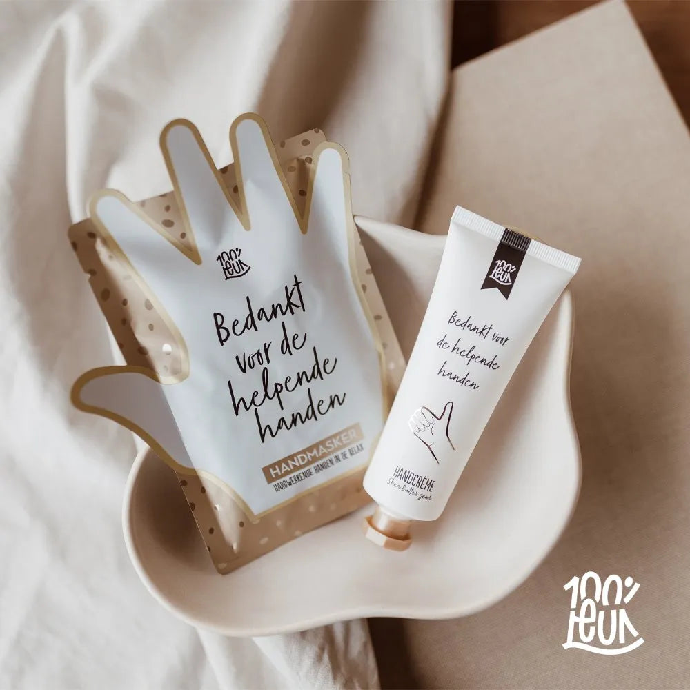 Handmasker – Bedankt | 100% Leuk