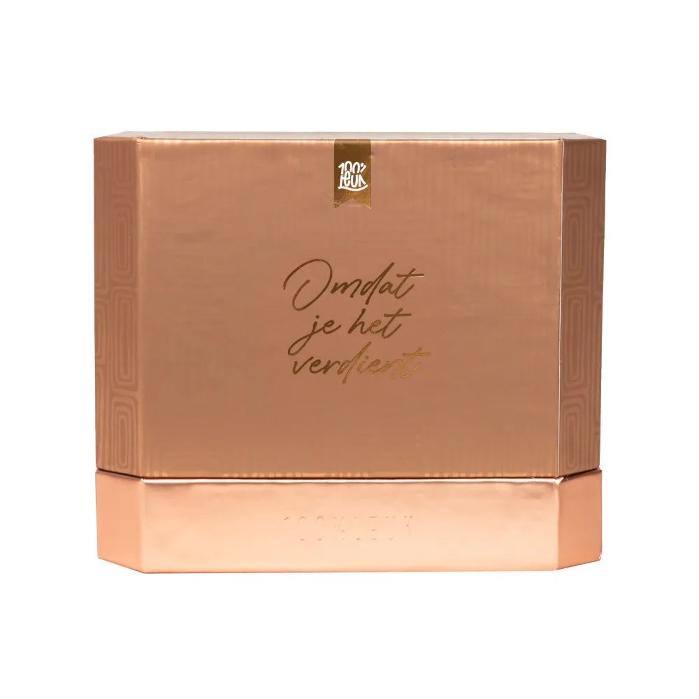 Cadeaubox “Je verdient het” | 100% Leuk