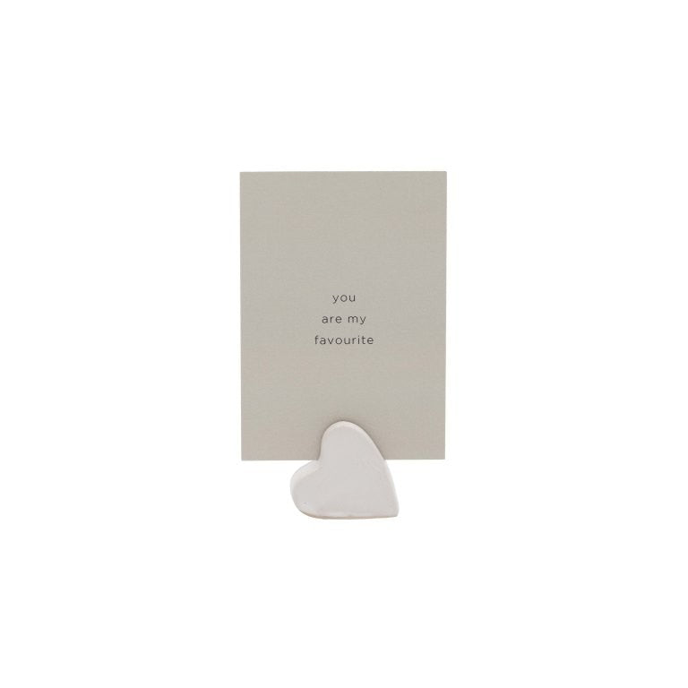 Kaarthouder met kaart - You are my favourite | Leeff