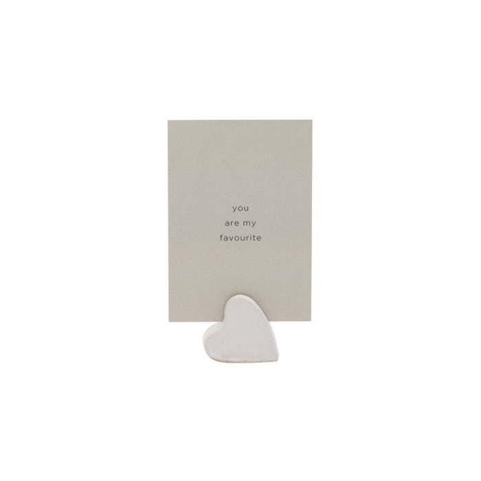 Kaarthouder met kaart - You are my favourite | Leeff