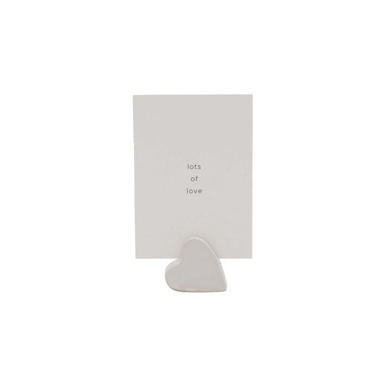 Kaarthouder met kaart - Lots of love | Leeff