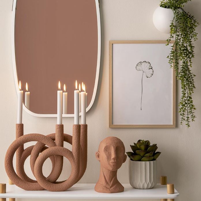 Kandelaar Rings Terracotta | PT Living