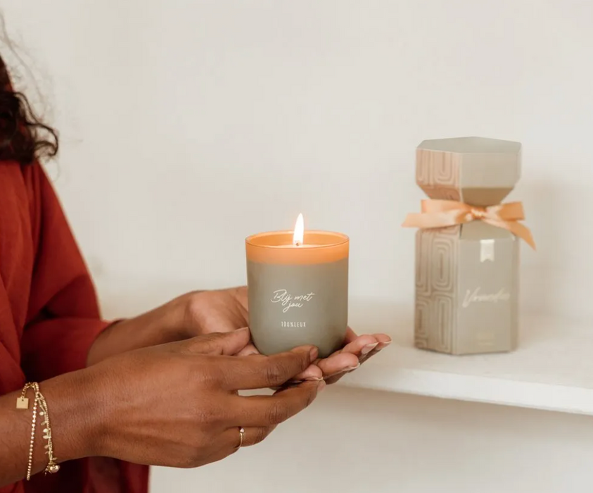 Geurkaars in cadeauverpakking – Vriendin | 100% Leuk
