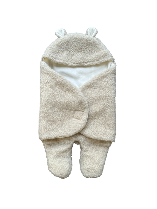 Schlafsack BÄR / TEDDY - Baby - 100 % Wolle Beige