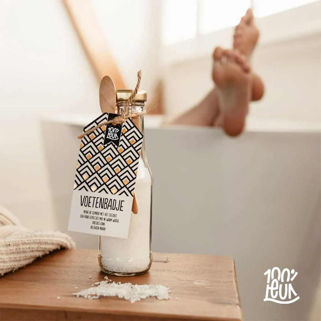 Flesje Voetenbadje | 100% Leuk