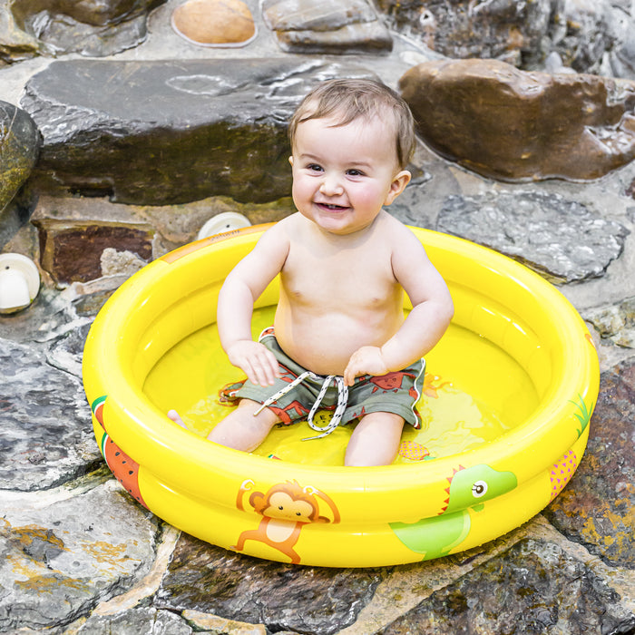 Baby Inflatable Pool - Yellow Ø 60 cm