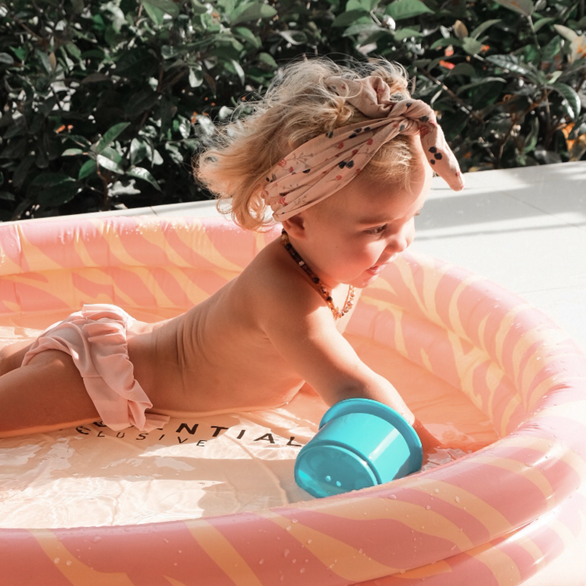 Kinder Opblaas Zwembad Roze Zebra | Swim Essentials