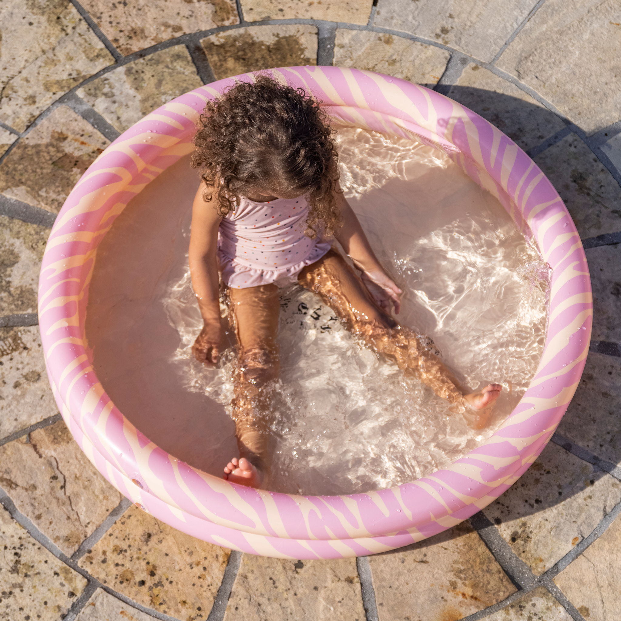 Kinder Opblaas Zwembad Roze Zebra | Swim Essentials