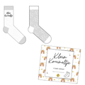 Baby socks in box 'Klein Kruimeltje' 2 pairs