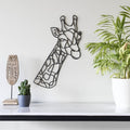 Giraffen-Dekoration – schwarzes MDF