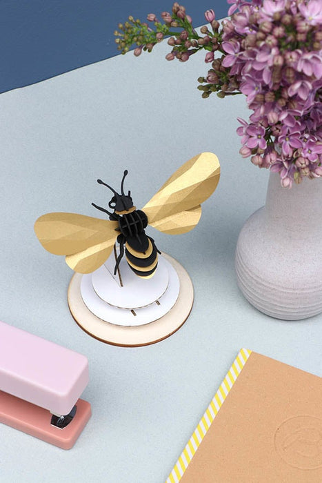 3D-Insekten aus Papier - Honigbiene -