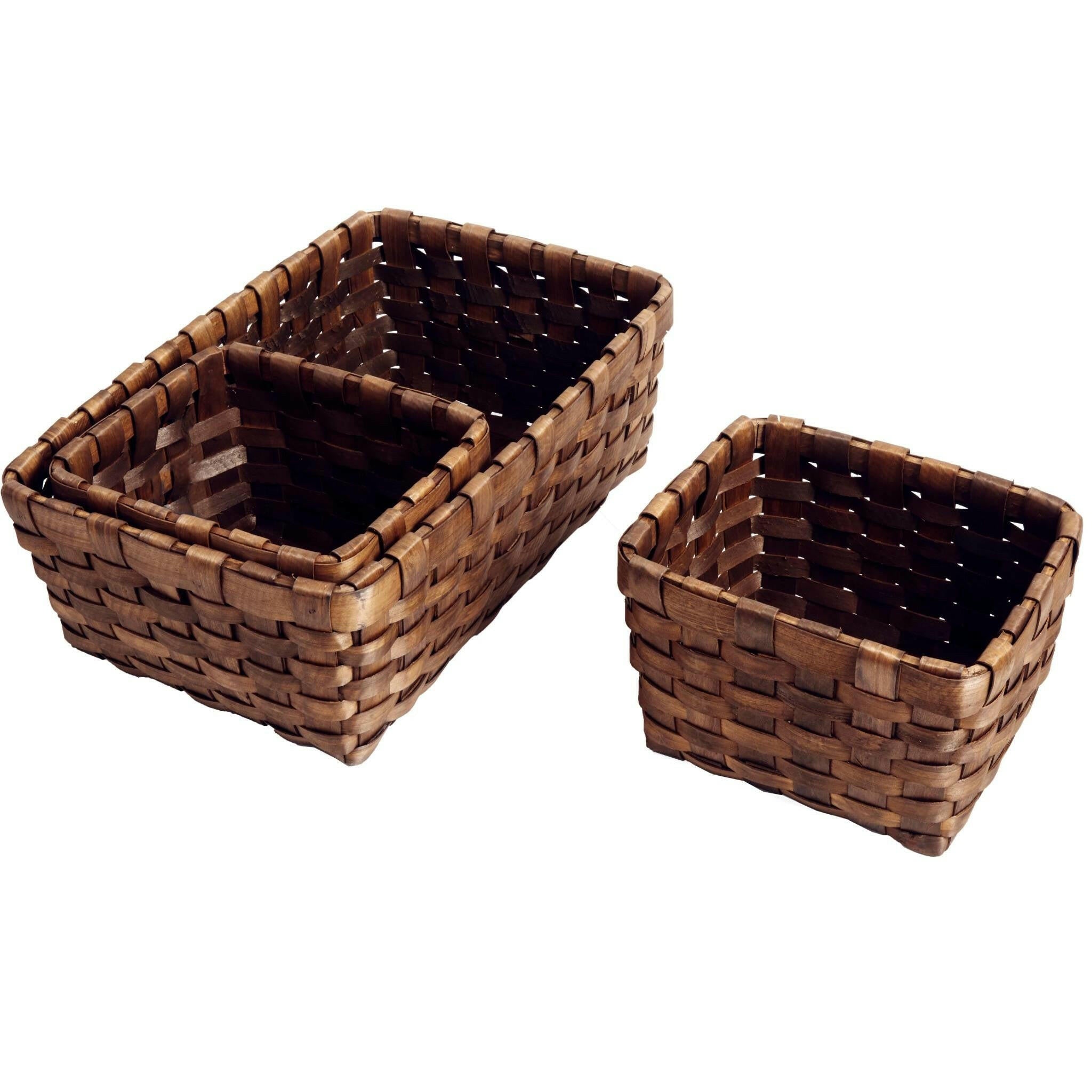 Mand - Basket Square Brown - Bijzondercadeau.nl