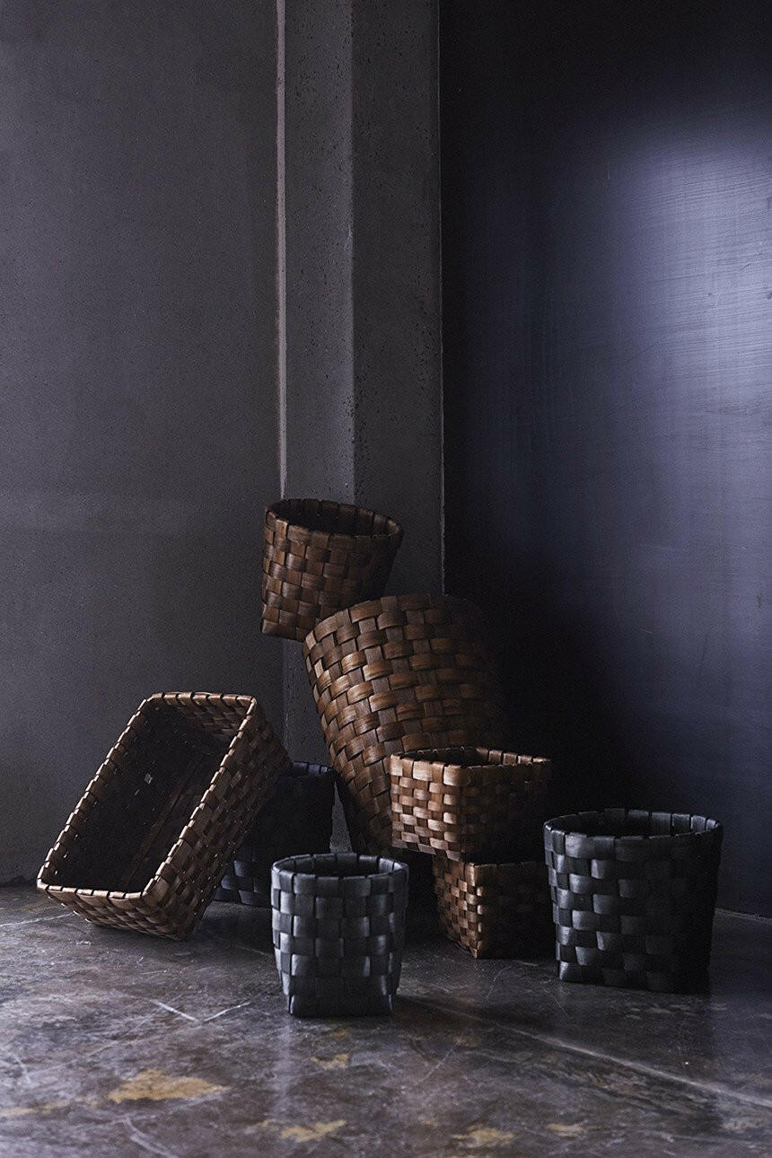 Mand - Basket Square Brown - Bijzondercadeau.nl