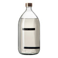 Bath soap fresh linen clear glass brass cap 1L 'bath soap'