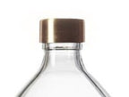 Bath soap fresh linen clear glass brass cap 1L 'bath soap'