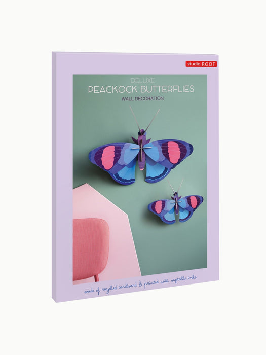 Schmetterlinge | Schmetterlinge – Deluxe Pfau – 2er-Set – Extra groß