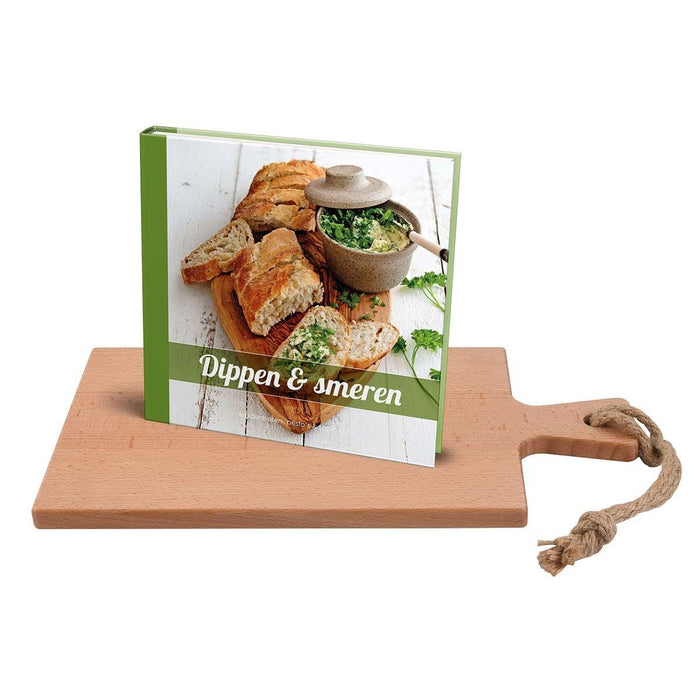 Serving board 38cm + Dipping &amp; Spreading Book
