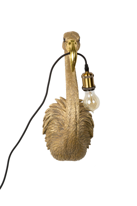 Flamingo Lamp - Hanging - Gold