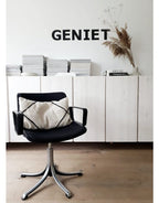 Geniet Letters - Zwart | Zoedt
