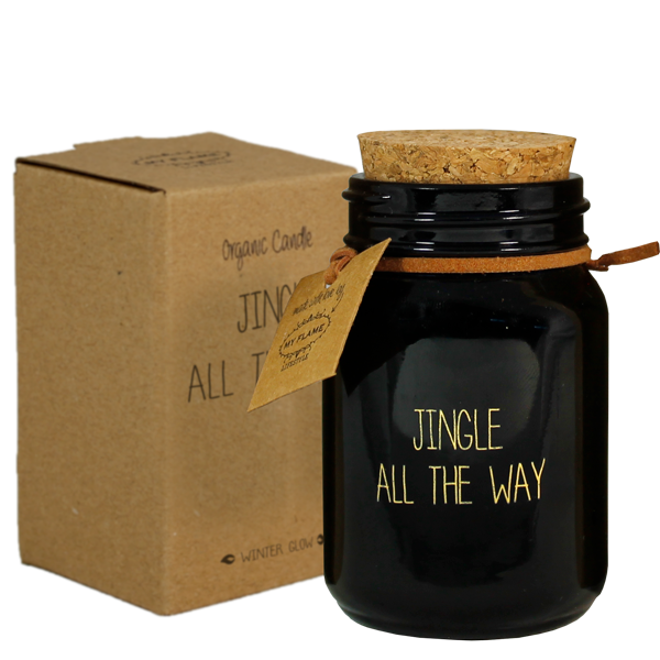 Soy candle Glass with cork
