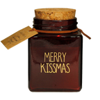 Sojakaars Glas met kurk XL (Merry Kissmas) | My Flame