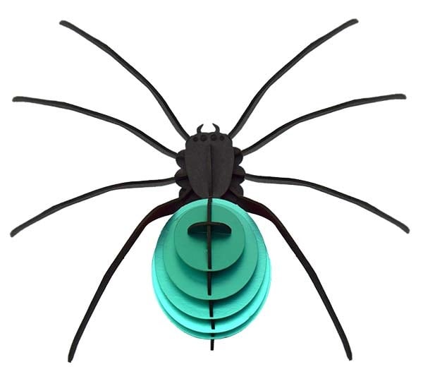 3D-Insekten aus Papier - Spinne -