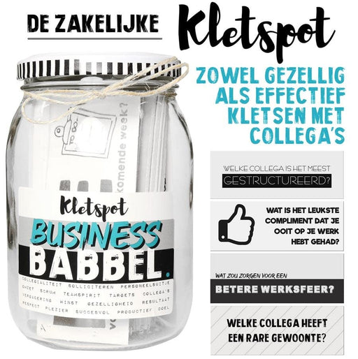 Kletspot - Business Babbel - Bijzondercadeau.nl