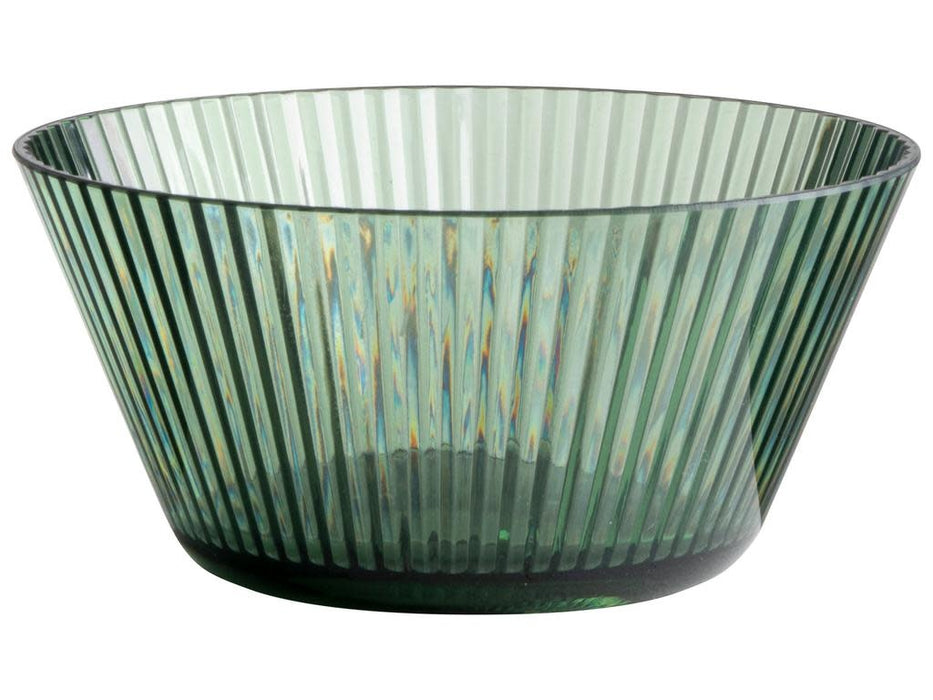 Bowl Set/2 - Ø14cm x 6.5 cm - Plastic - Green