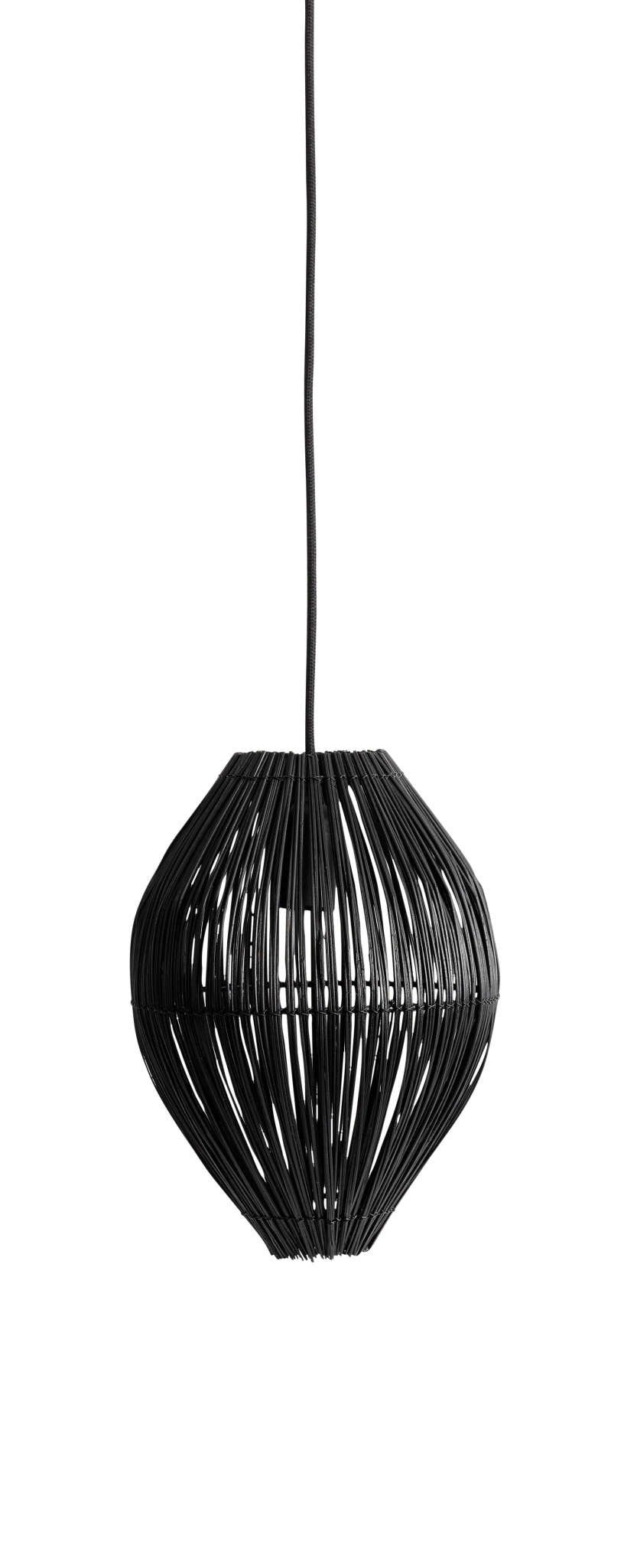 Lamp - Hanging Bamboo - Fishtrap S Black