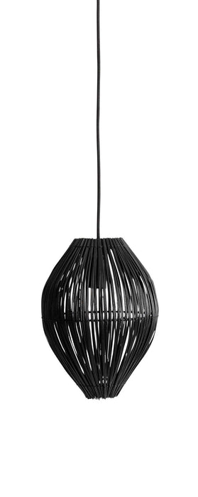 Lamp - Hanging Bamboo - Fishtrap S Black