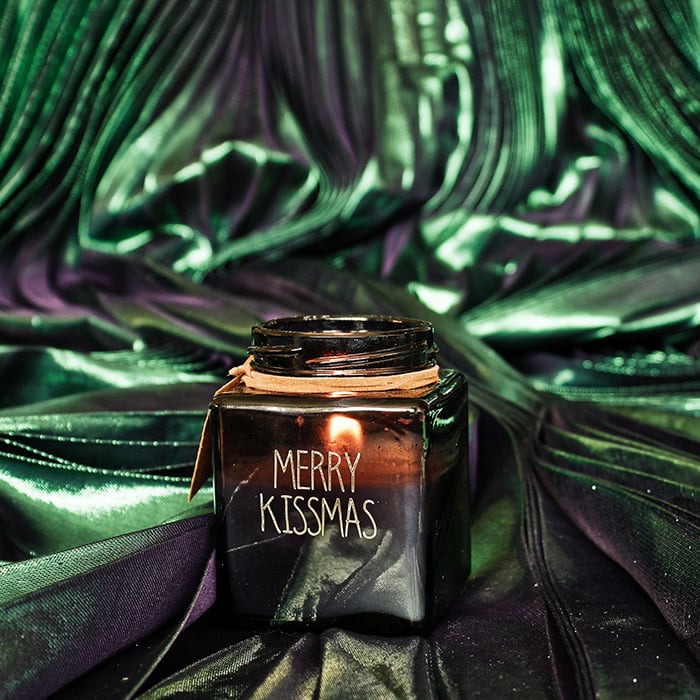 Sojakaars Glas met kurk XL (Merry Kissmas) | My Flame